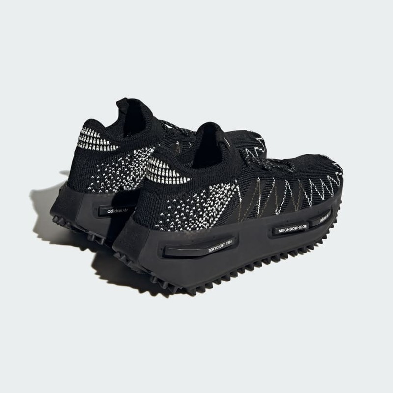 Adidas neighborhood nmd r1 black boost best sale